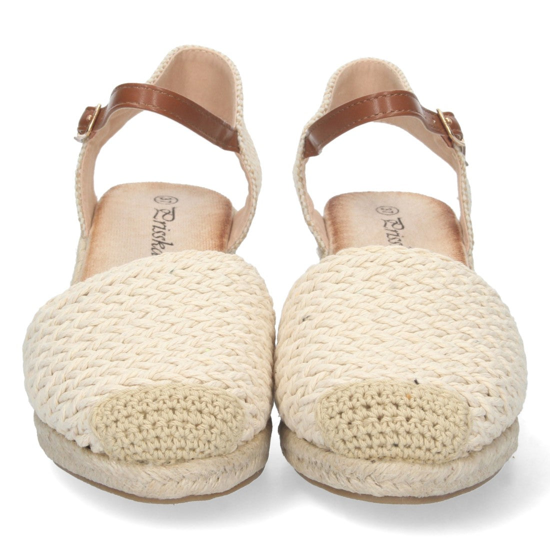 Bolsoloco Sandalia Cuña Beige