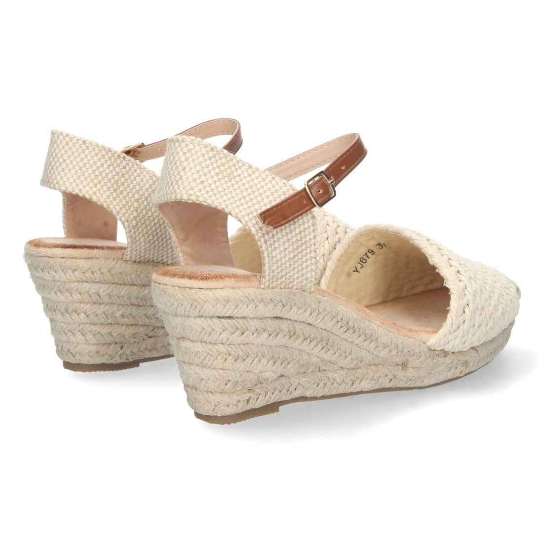 Bolsoloco Sandalia Cuña Beige