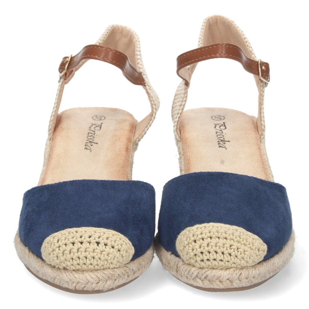 Bolsoloco Sandalia Cuña Marino