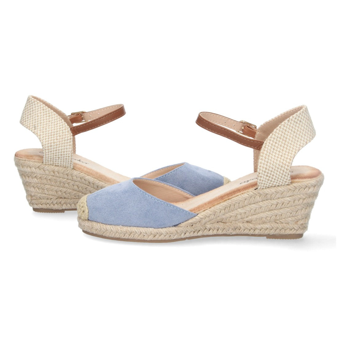 Bolsoloco Sandalia Cuña Azul