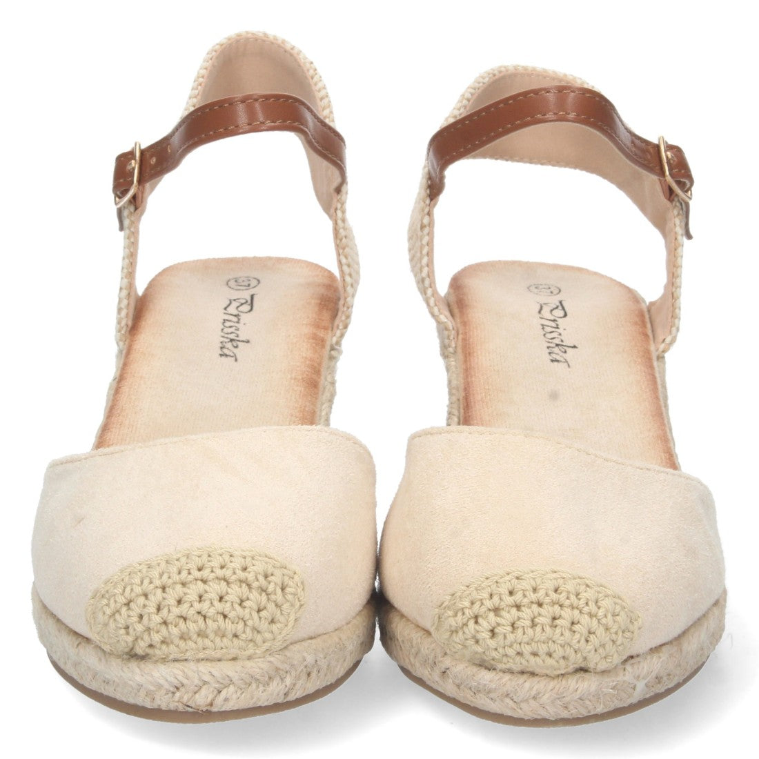 Bolsoloco Sandalia Cuña Beige