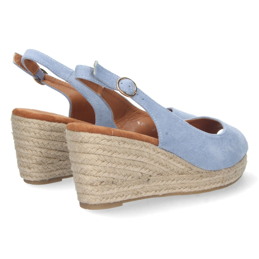 Bolsoloco Sandalia Cuña Azul