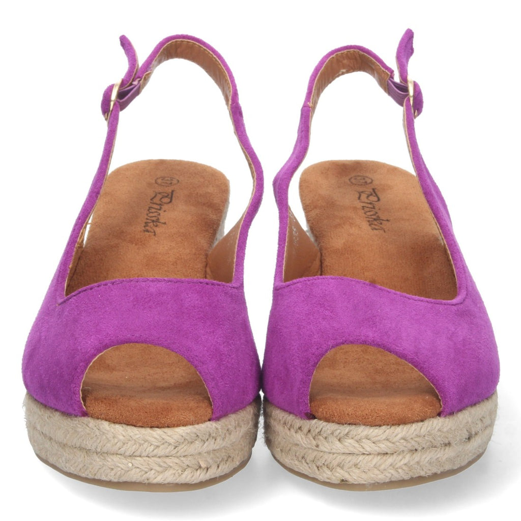 Bolsoloco Sandalia Cuña Lila