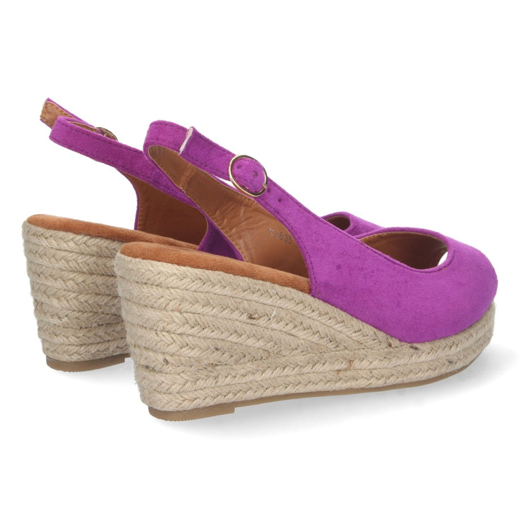 Bolsoloco Sandalia Cuña Lila
