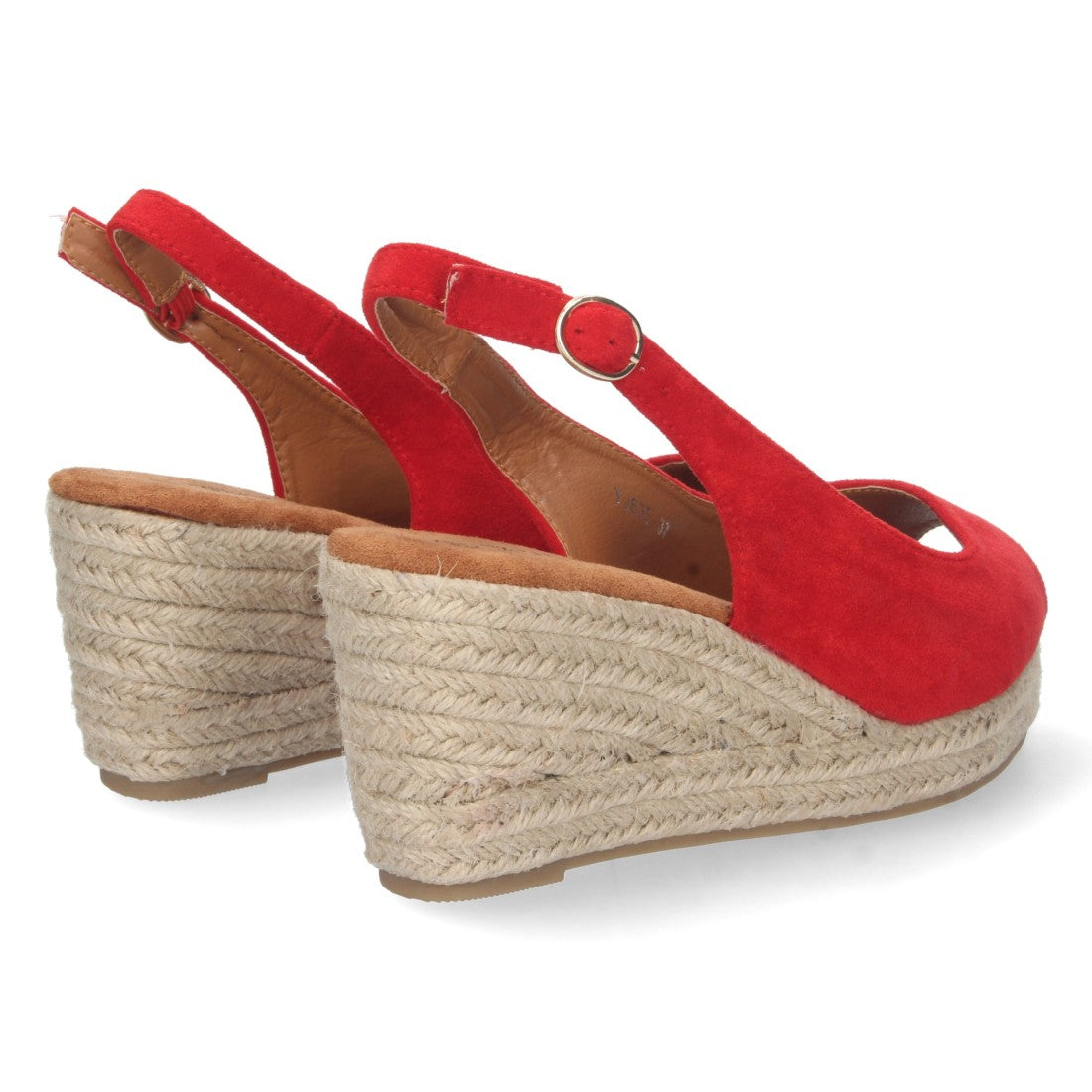 Bolsoloco Sandalia Cuña Rojo