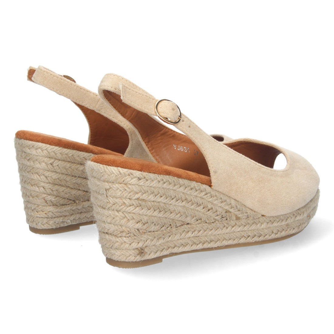 Bolsoloco Sandalia Cuña Beige