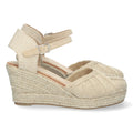 Bolsoloco Sandalia Cuña Beige