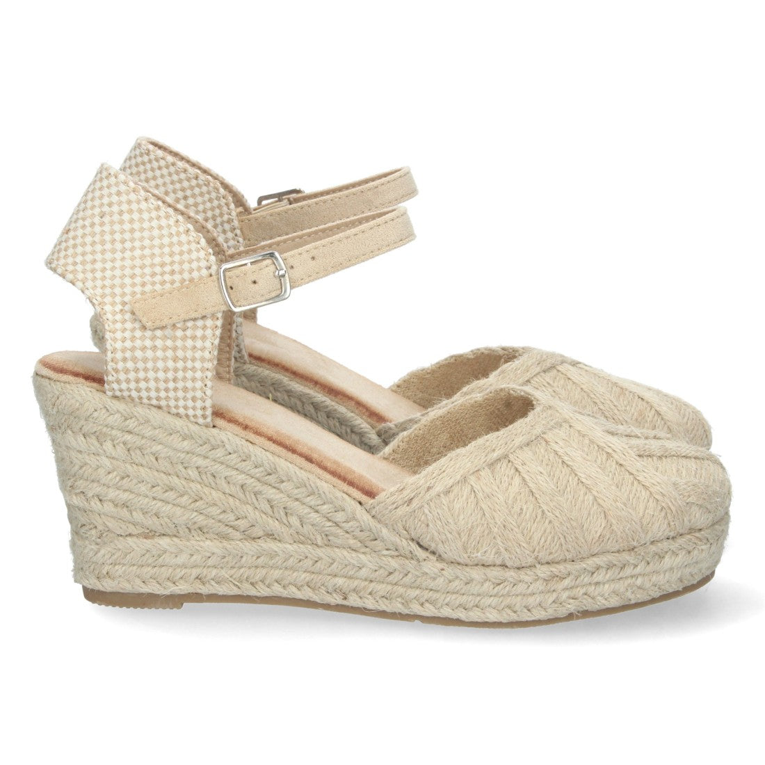 Bolsoloco Sandalia Cuña Beige