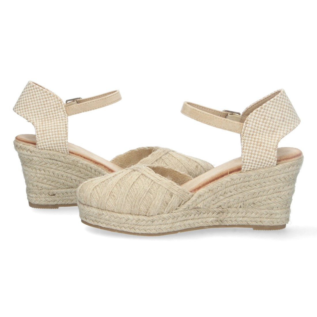 Bolsoloco Sandalia Cuña Beige